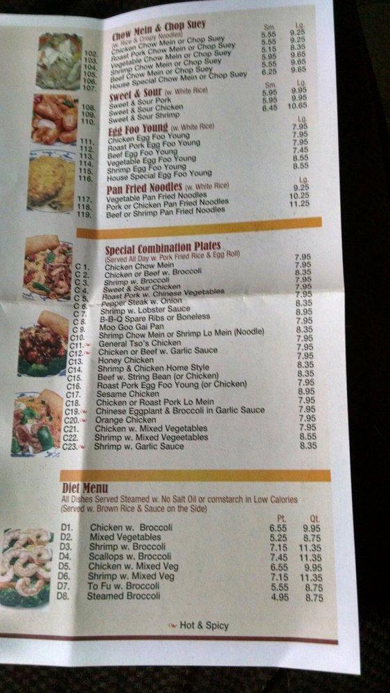 Carta del restaurante Wok Oriental, Englewood, 11 Nathaniel Pl