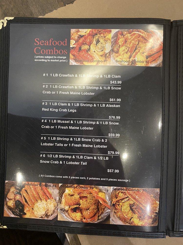 Menu at Cajun Boil Brickell restaurant, Miami, 141 SW 7th St