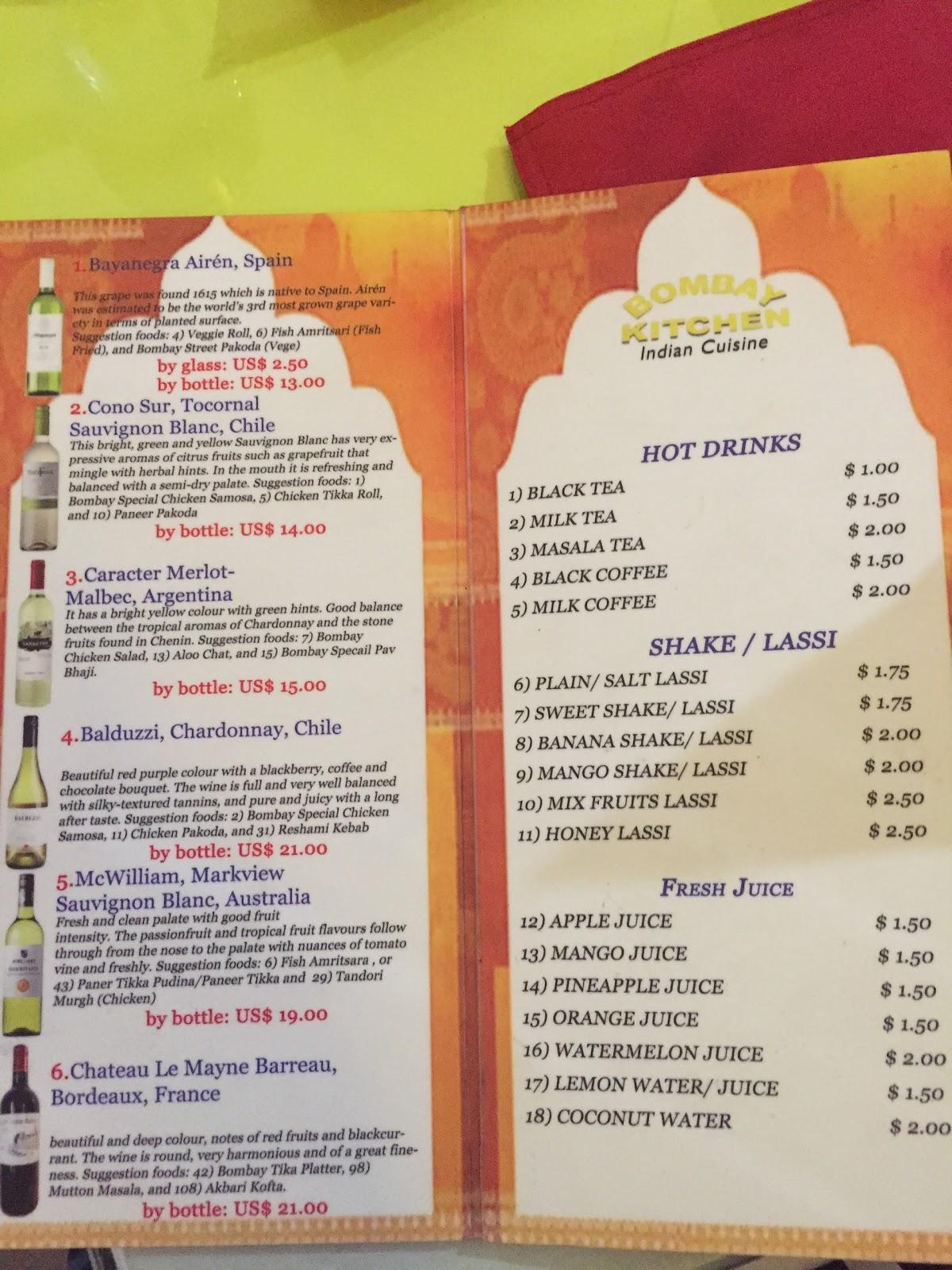 Menu At Bombay Kitchen Cairns City Restaurant Cairns North   R13b Bombay Kitchen Cairns City Menu 2022 10 1 