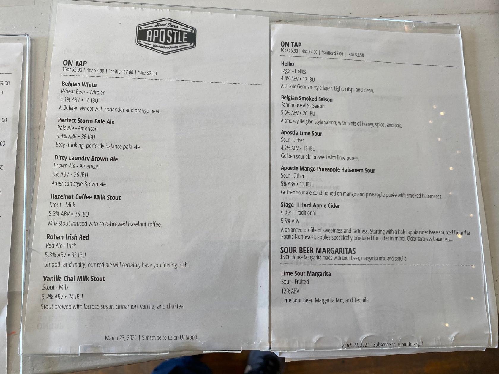 alpha and omega coffee menu