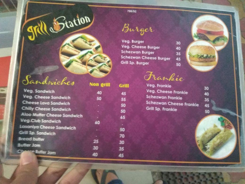 Menu at Grill Station Fast Food, Anand