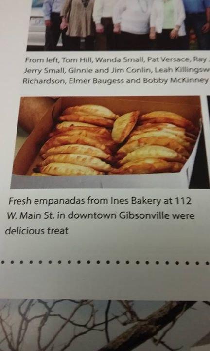 Menu at Inés Argentina bakery., Gibsonville