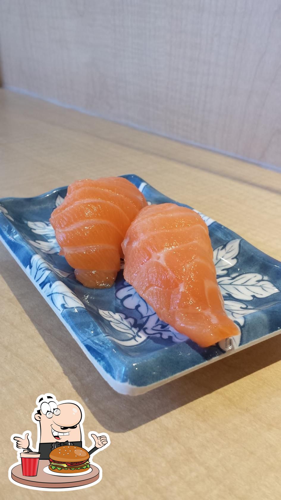salmon sashimi boat