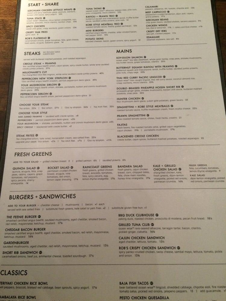 Arriba 81+ Imagen Cactus Club Saskatoon Menu - Abzlocal.mx