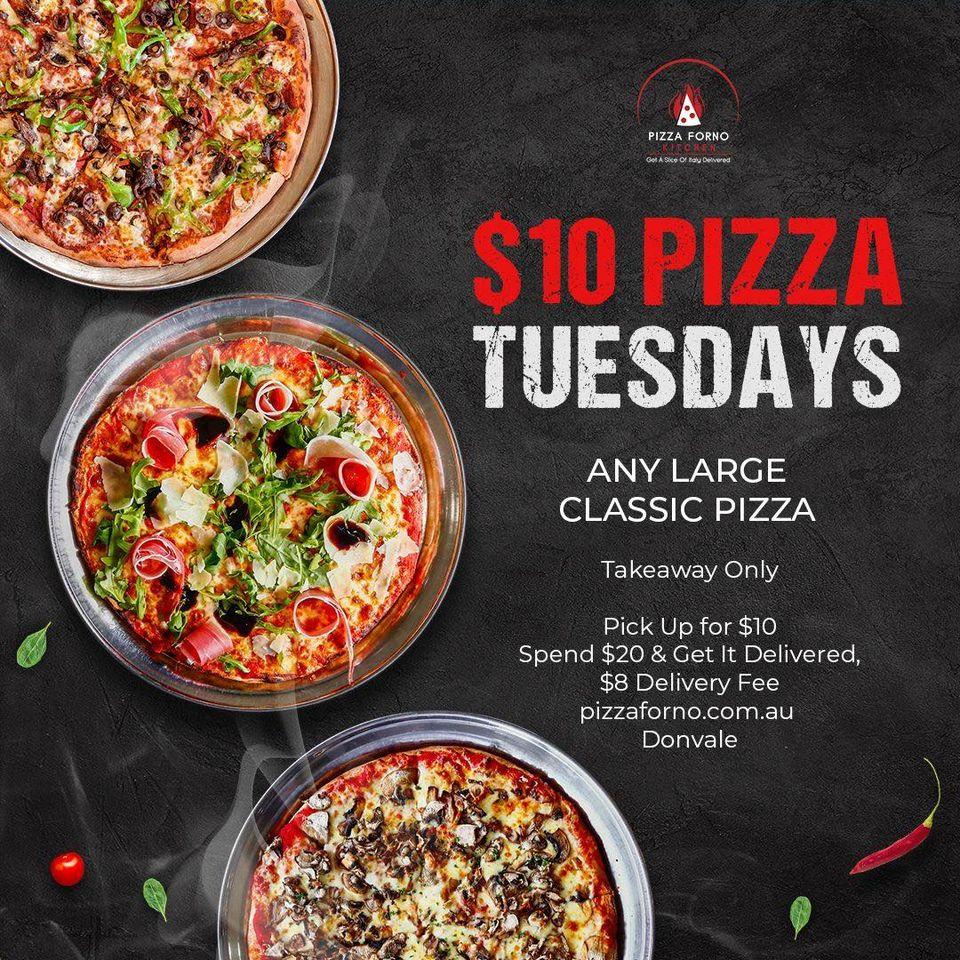 Menu at Pizza Forno restaurant, Donvale