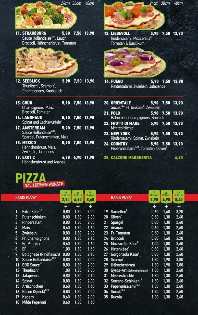 Pizzeria L'orso Mülheim Speisekarte von Pizza L'orso Mülheim An Der Ruhr, Mülheim an der Ruhr
