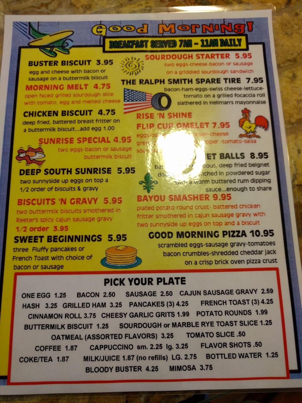 Menu at Buster Tubbs pub & bar, Tavares