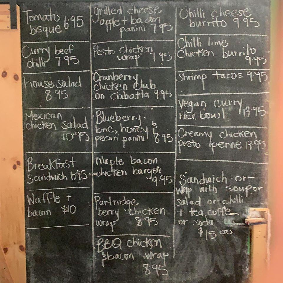 Menu at The Third Place Cafe + Bistro, Grand Falls-Windsor, 100 Taylor Rd