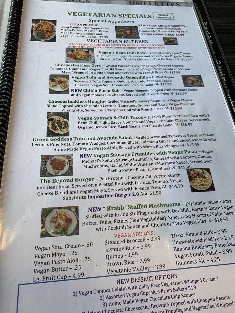 Menu at Colonial Diner restaurant, Woodbury, 924 N Broad St