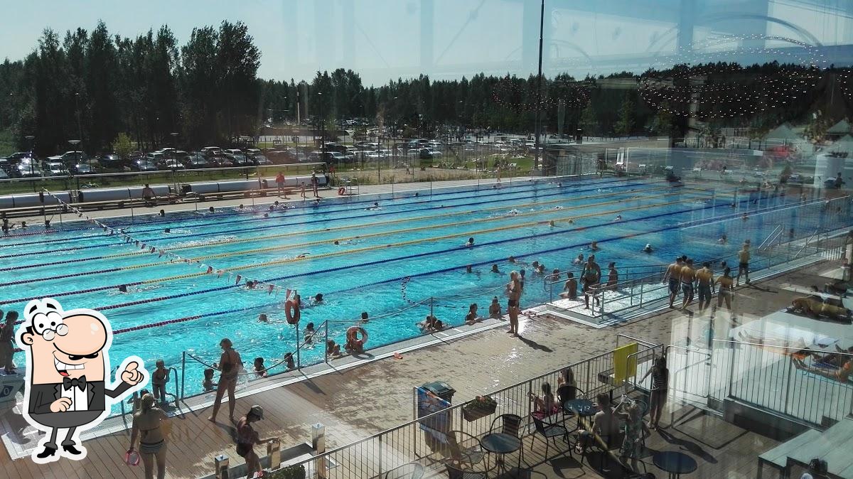 Leppävaara indoor swimming pool and outdoor swimming pool cafe, Espoo ...
