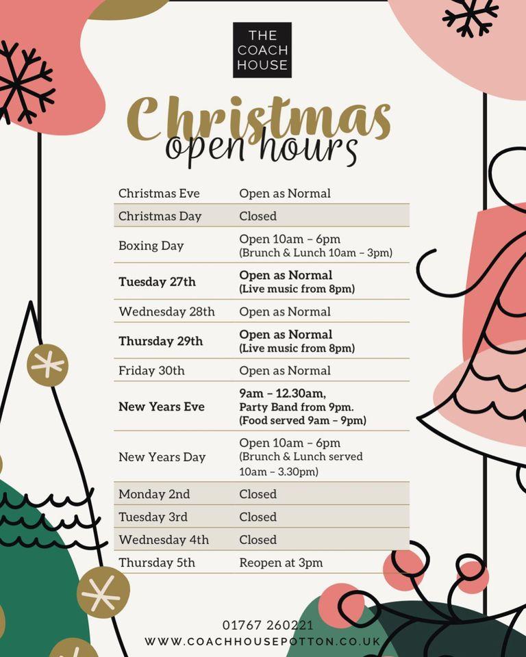 Menu at The Coach House pub & bar, Potton