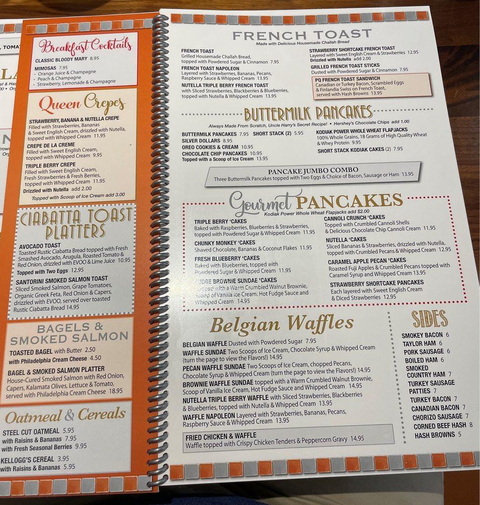 Menu at Pompton Queen Diner & Restaurant, Pequannock Township, 710 NJ23
