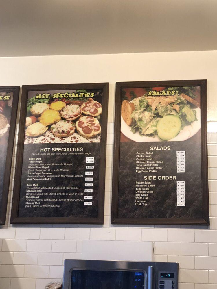 Menu at Bagel Street Cafe, Oakland