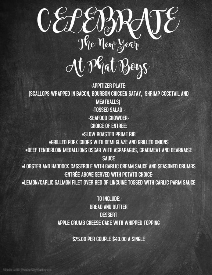 Menu at Sugar Shack Cafe, Cornish