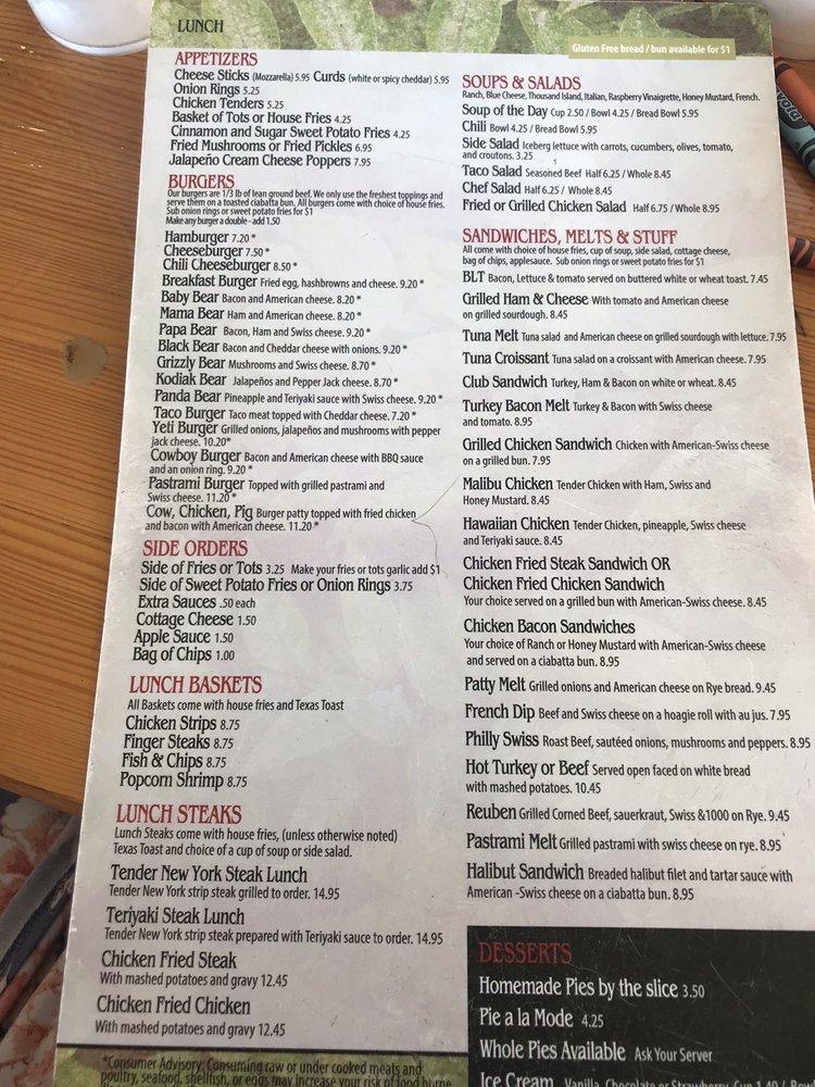Menu at Nathan's Greenleaf Café cafe, Greenleaf