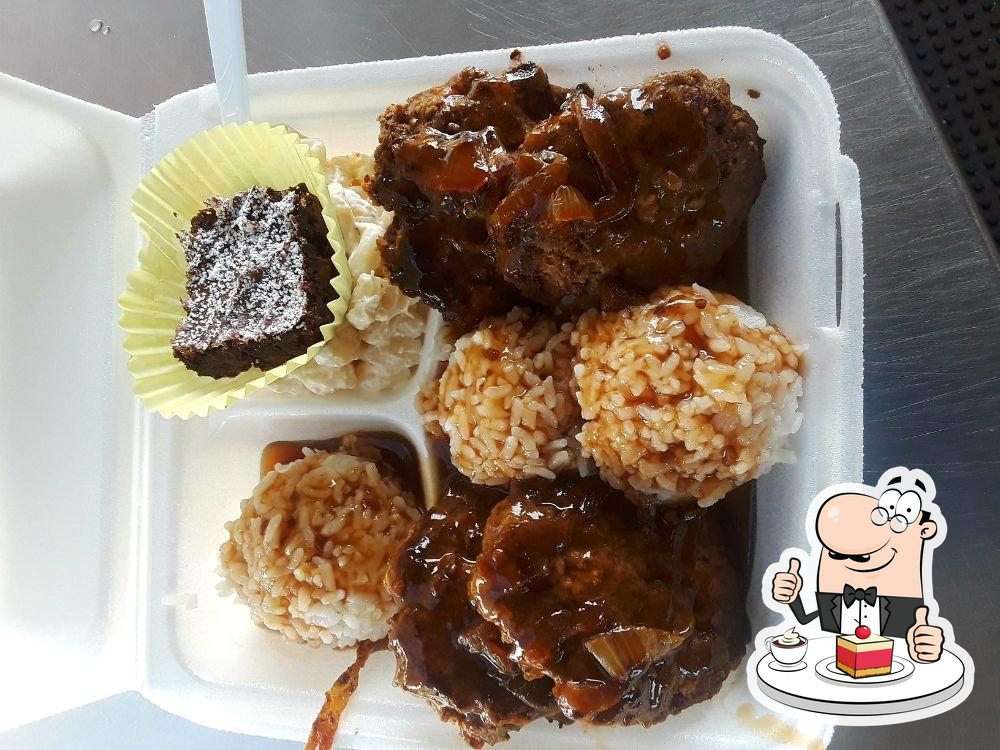 CHEAP BIG MINI PLATE LUNCHES @ Scooper's Kitchen Waipahu, Hawaii, Shoyu  Chicken