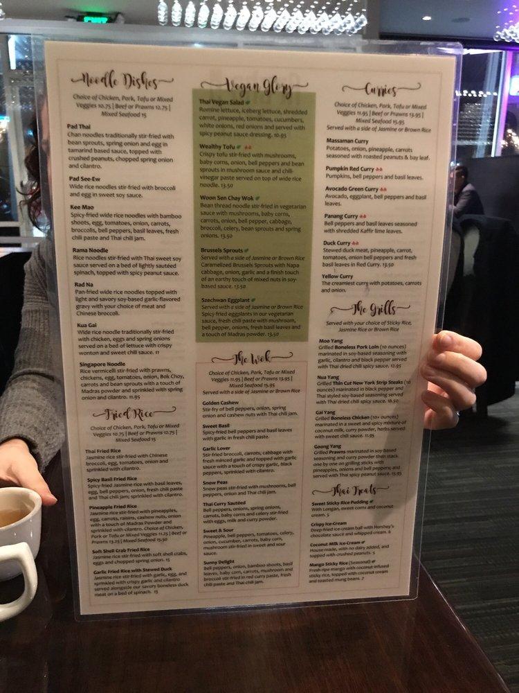 Carta del restaurante Archa Nine Thai Kitchen Old Todds Road, Lexington