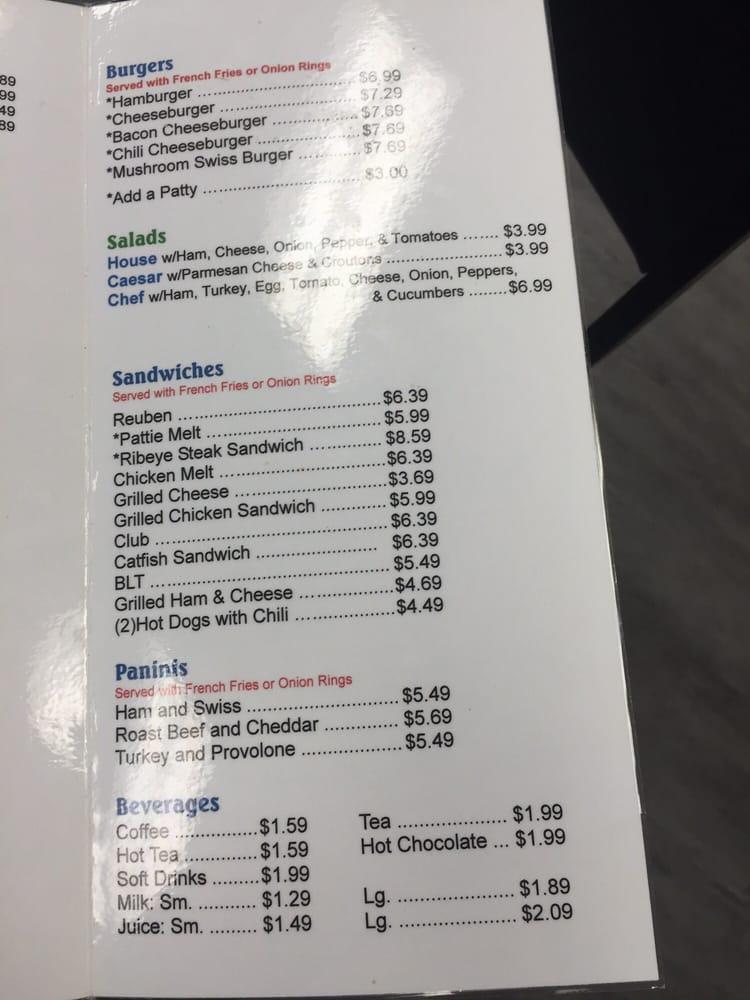 Menu at The Buttered Biscuit restaurant, Waynesville