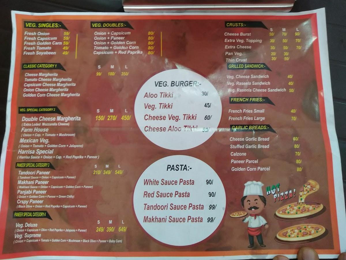 Menu at The Pizza Point, Beer Taranagar