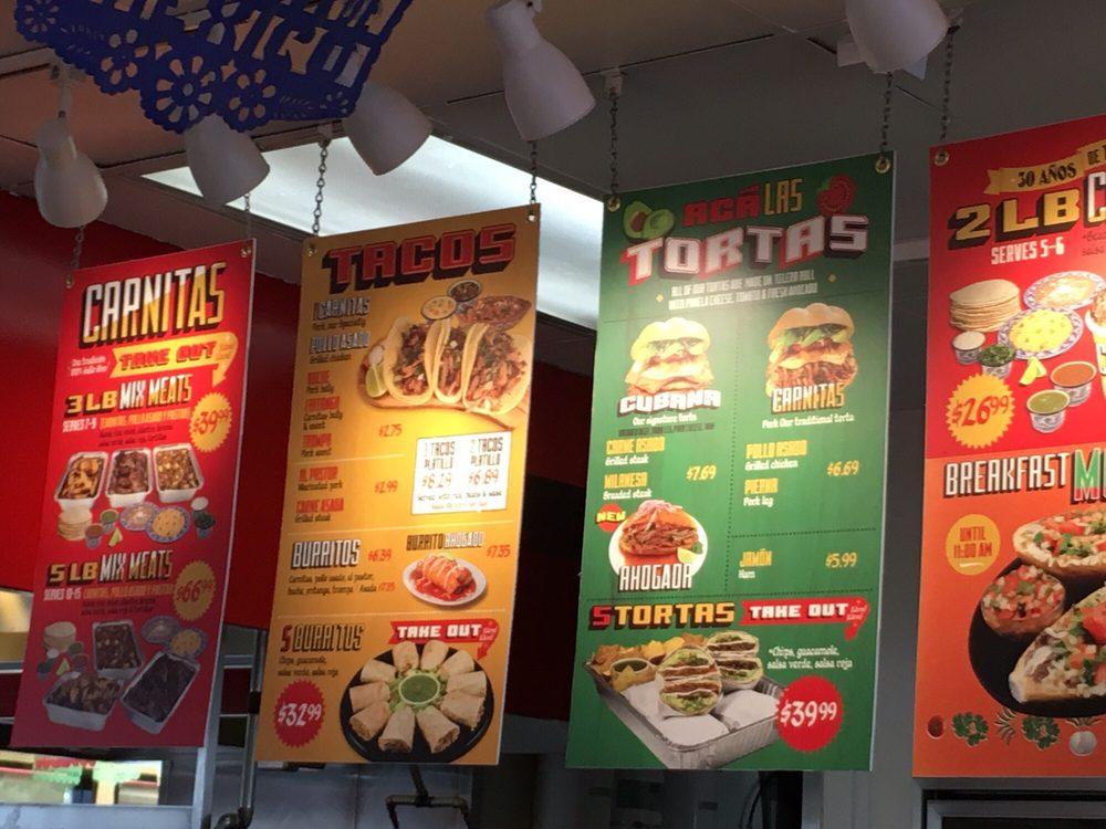 Menu at El Gallo Giro restaurant, Fontana, Sierra Ave.