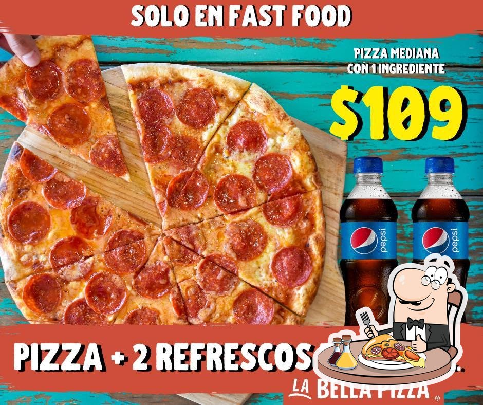 Restaurante La Bella Pizza Cholula, Cholula, 15 Sur 106 Carta del