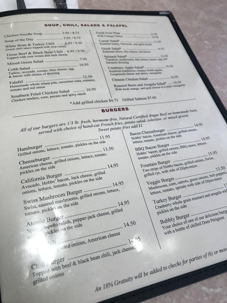 Menu at Palo Alto Creamery restaurant, Palo Alto, 566 Emerson St