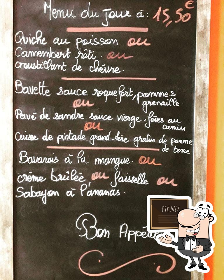 L'École Buissonnière restaurant, Roquemaure Menu du restaurant et