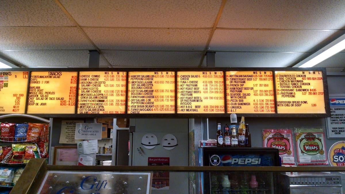 Menu at Moe's To Go Sub Sandwiches restaurant, Visalia, S Mooney Blvd