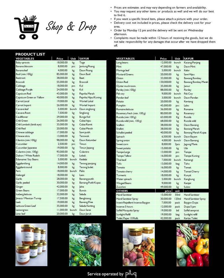 Menu At Pituq Restaurant Gili Indah