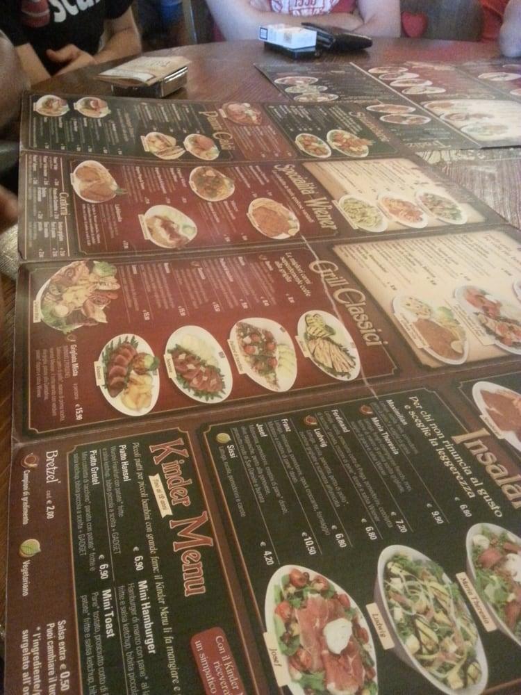 Menu di Wiener Haus Bufalotta C.C Porte di Roma 