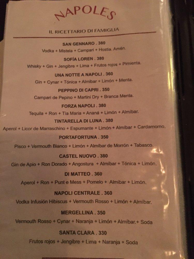 Menu At Nápoles Pub And Bar Buenos Aires Av Caseros 449