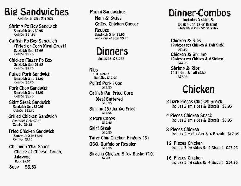 Menu at Mother Cluckers Kitchen Chicago restaurant, Chicago
