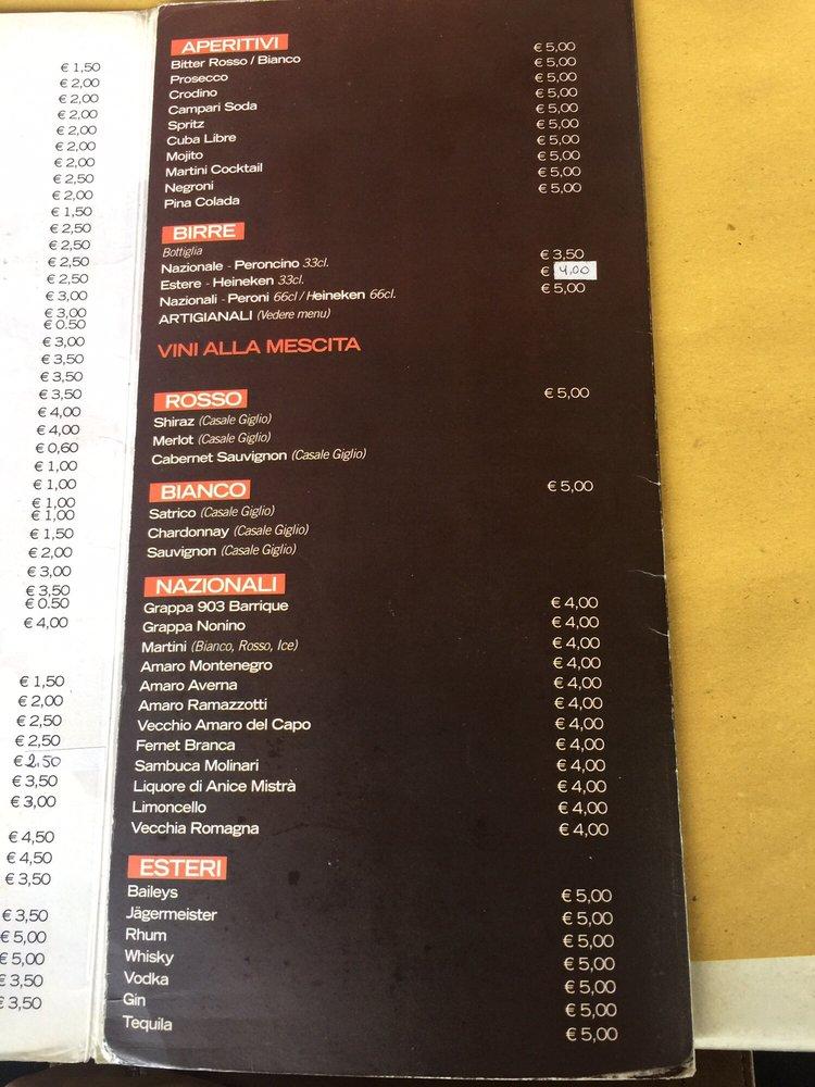 Menu di Bondolfi 