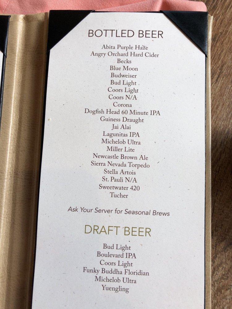 Carta del restaurante Fenney Grill, The Villages, Fenney Wy