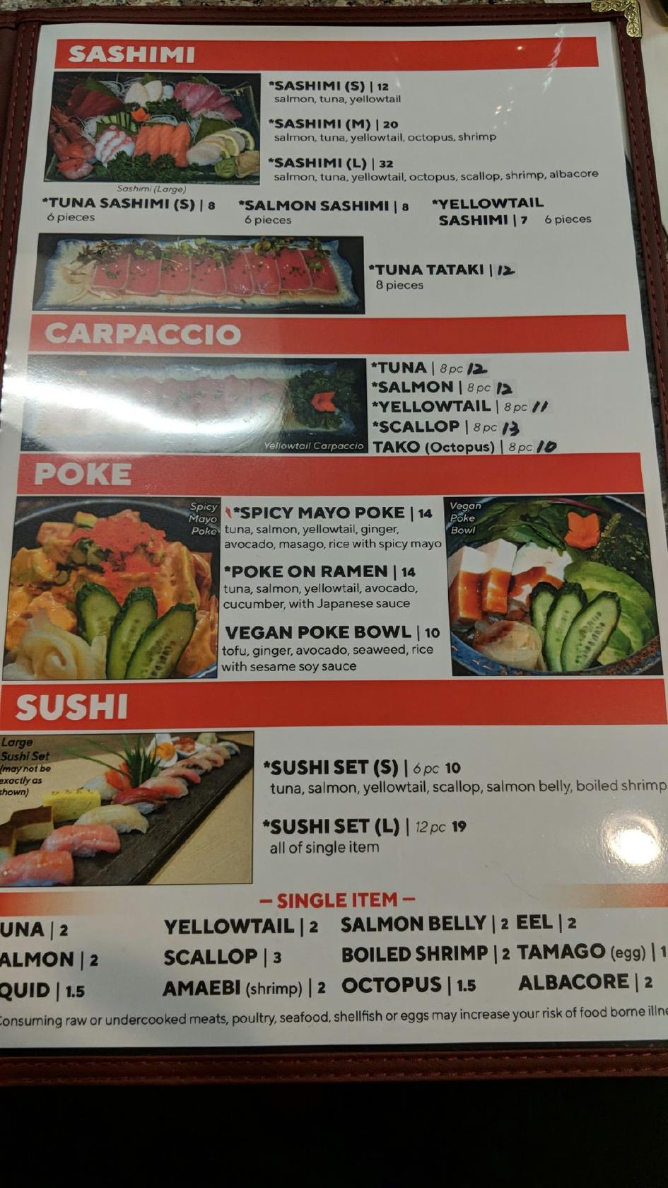 Menu at Mangetsu Farmington restaurant, Farmington, 206 Main St
