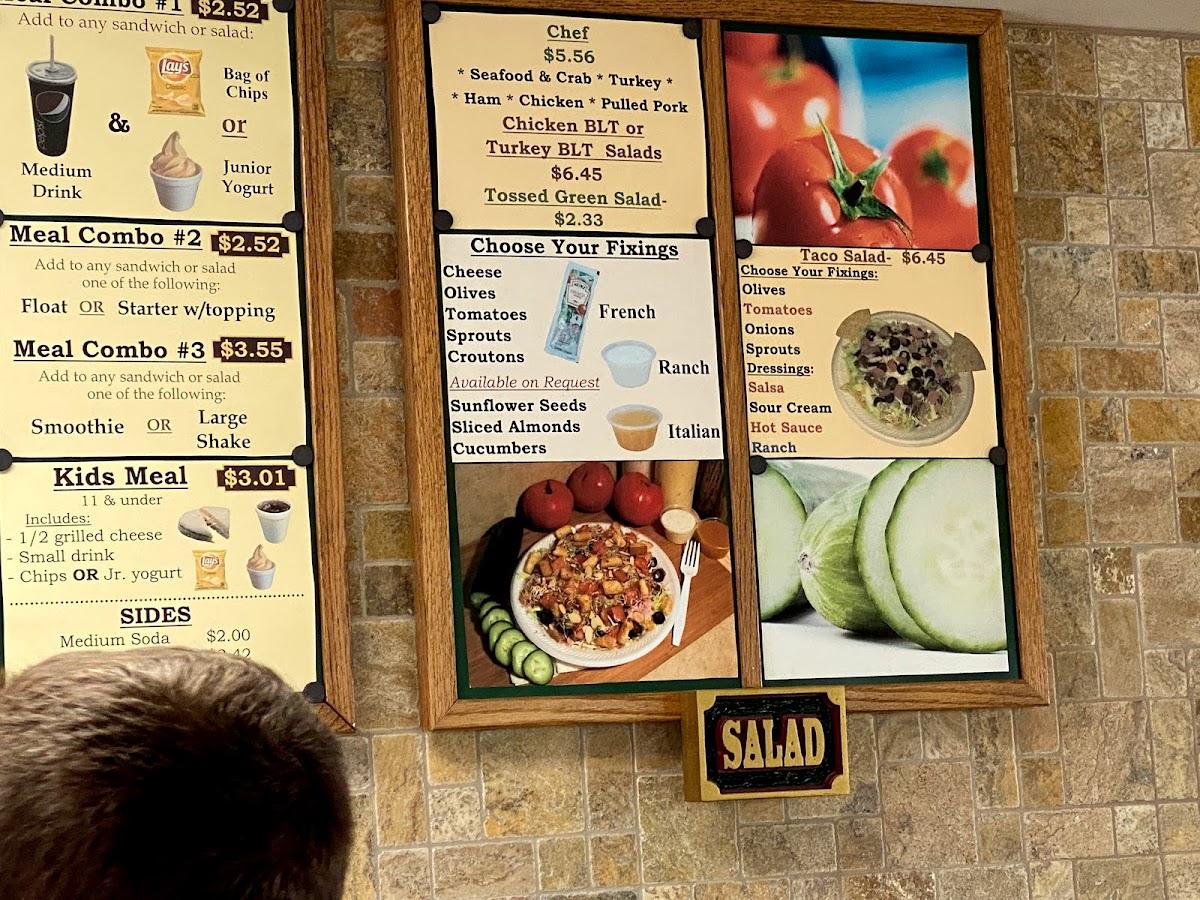 Menu at Millhollow Restaurant, Rexburg