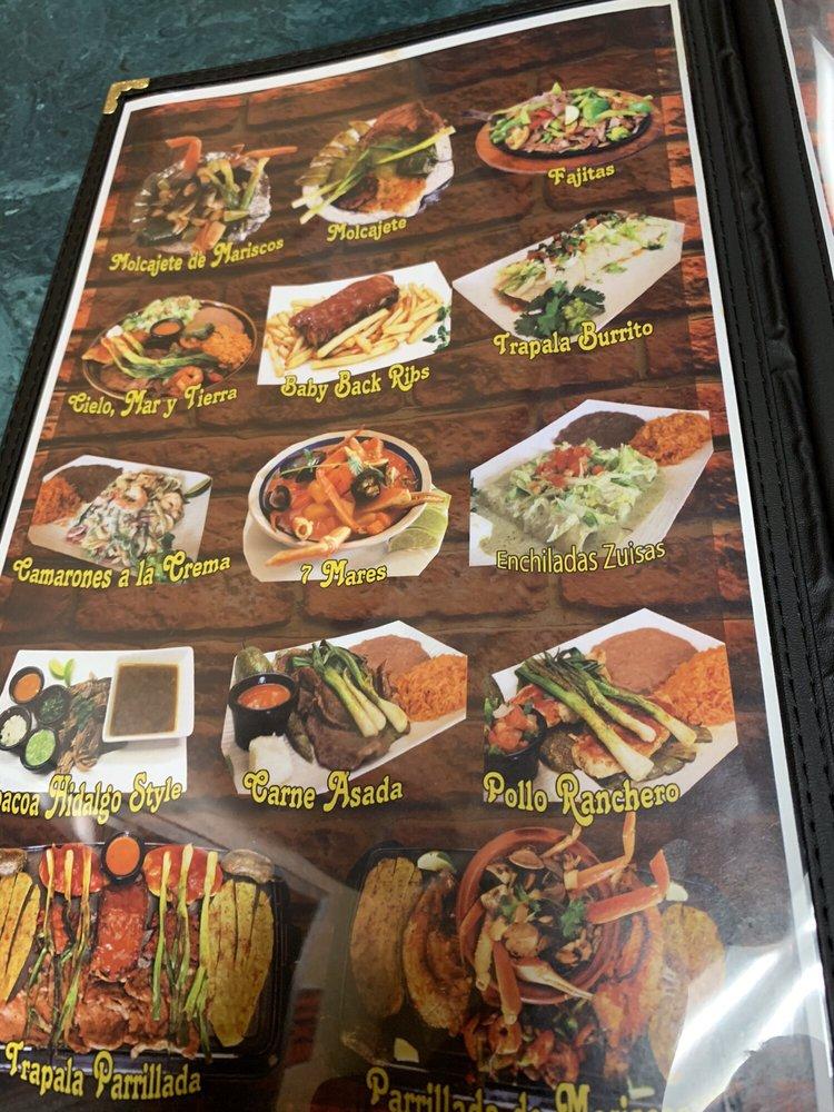 Menu at Trapala Restaurant LLC, Woodburn, 430 N 1st St