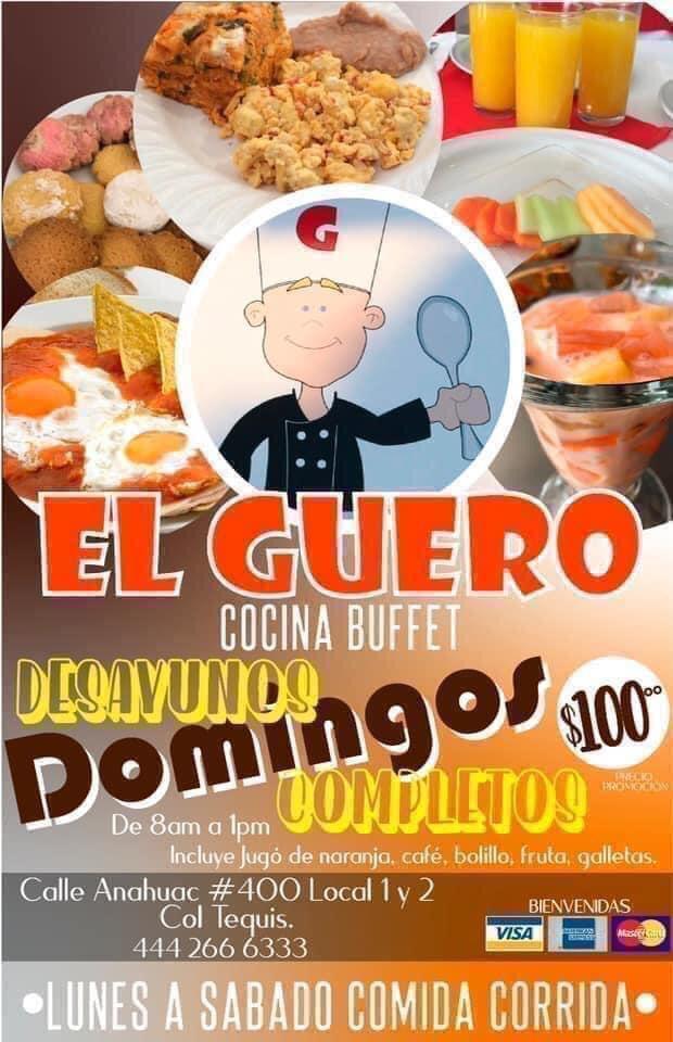 Restaurante Cocina Buffet El Güero, San Luis Potosi - Opiniones del  restaurante