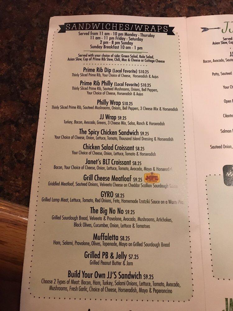 Menu at Jumpin pub & bar, Boise
