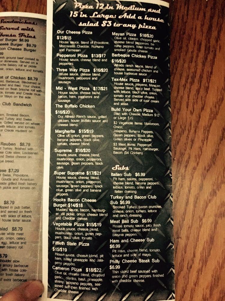 Menu at Jackie Ray's Grill pub & bar, Ashville