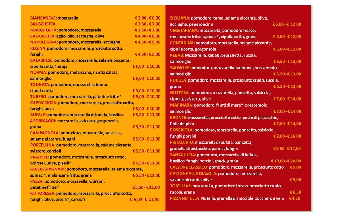 pizzeria santa lucia 2 massa finalese menu