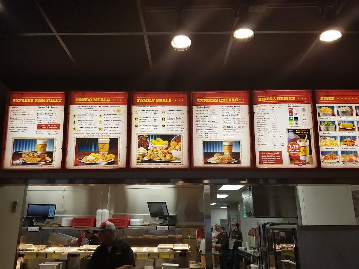 Menu at Chicken Express fast food, Hope