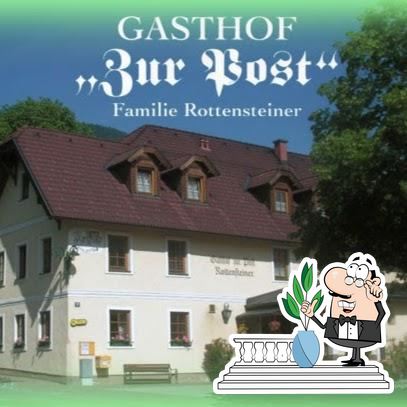Genießt die Aussicht im Außenbereich von Gasthof zur Post Rottensteiner
