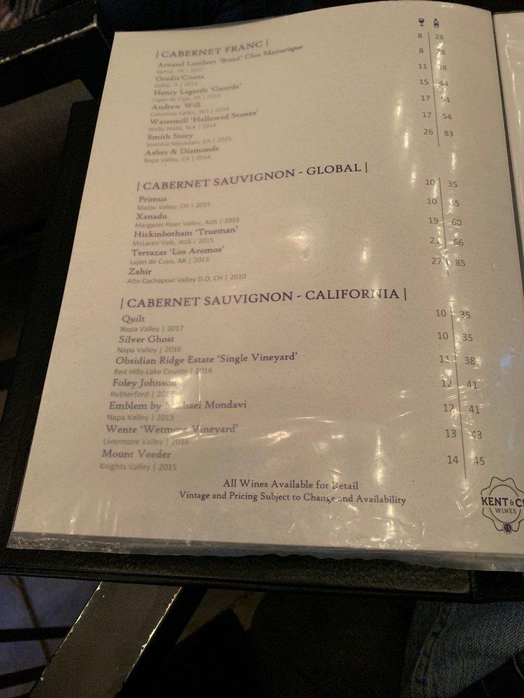 Menu at The Magnolia Wine Bar, Fort Worth