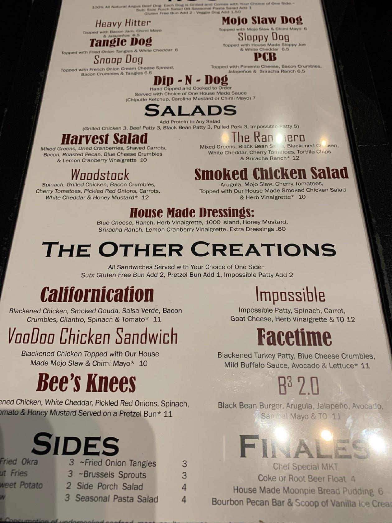 Menu at Meat N Greet restaurant, Newnan
