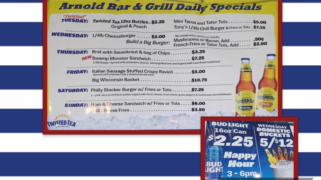 Arnold Bar & Grill, 33278 County Rd M in USA Restaurant reviews