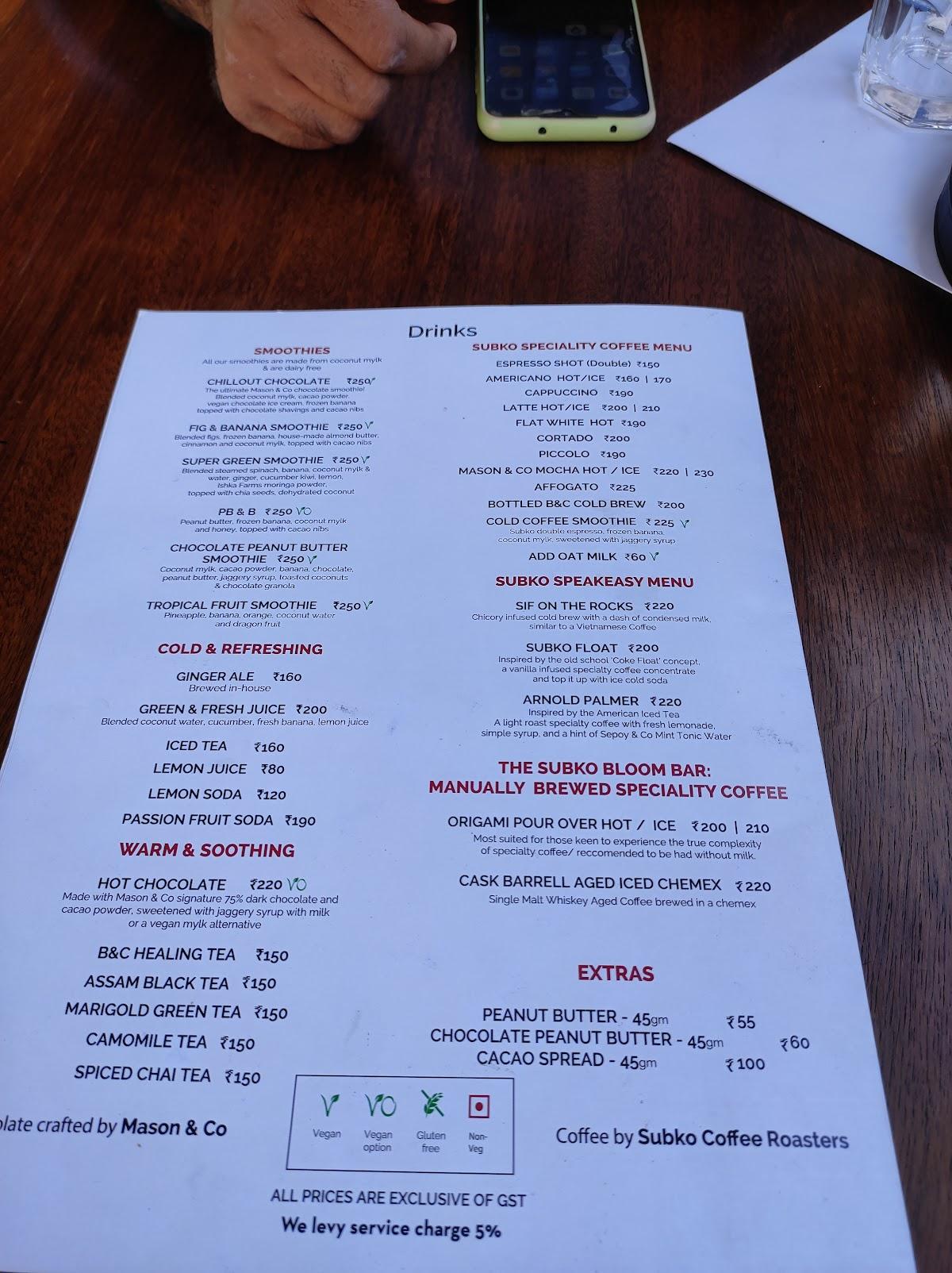 Menu at Bread & Chocolate, Puducherry, 6