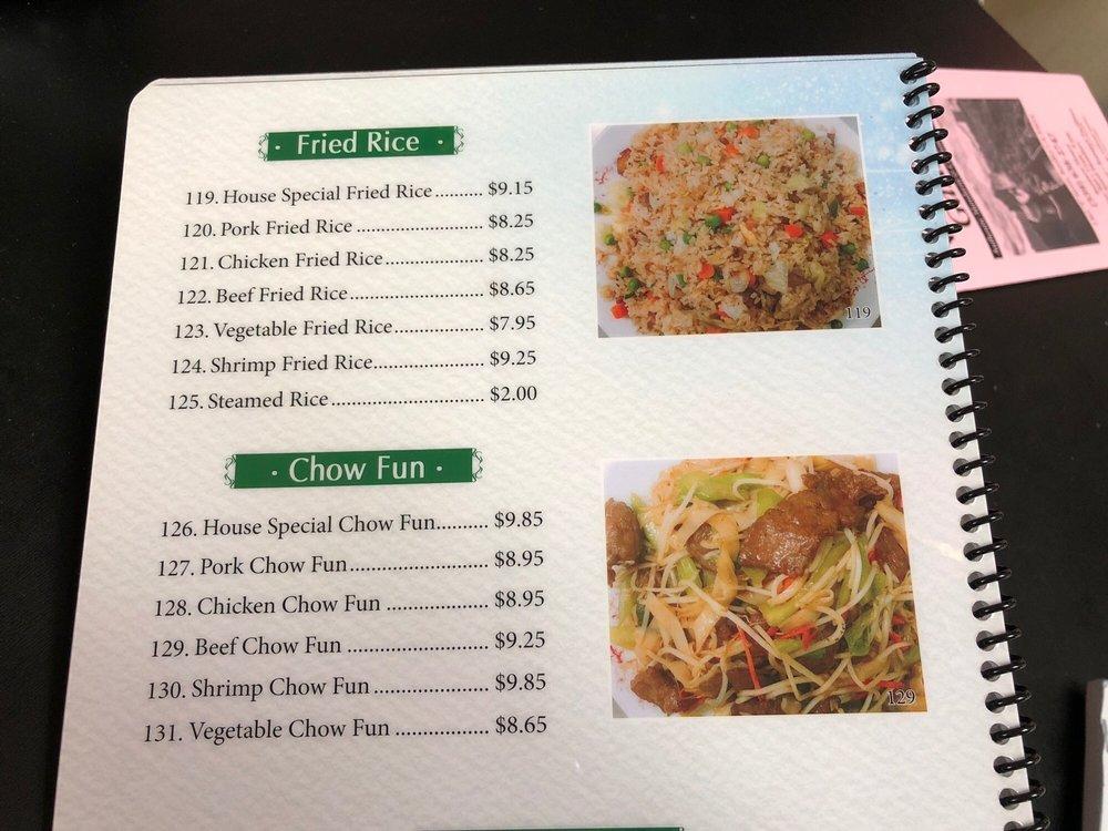 Menu at New China Garden restaurant, Reedley