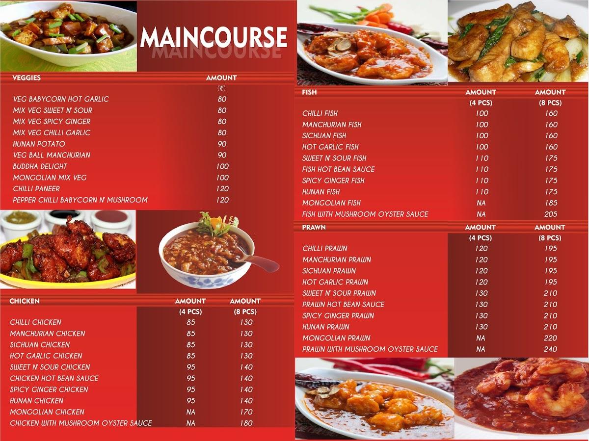 Menu at Noodle Time, Kolkata, 44/7