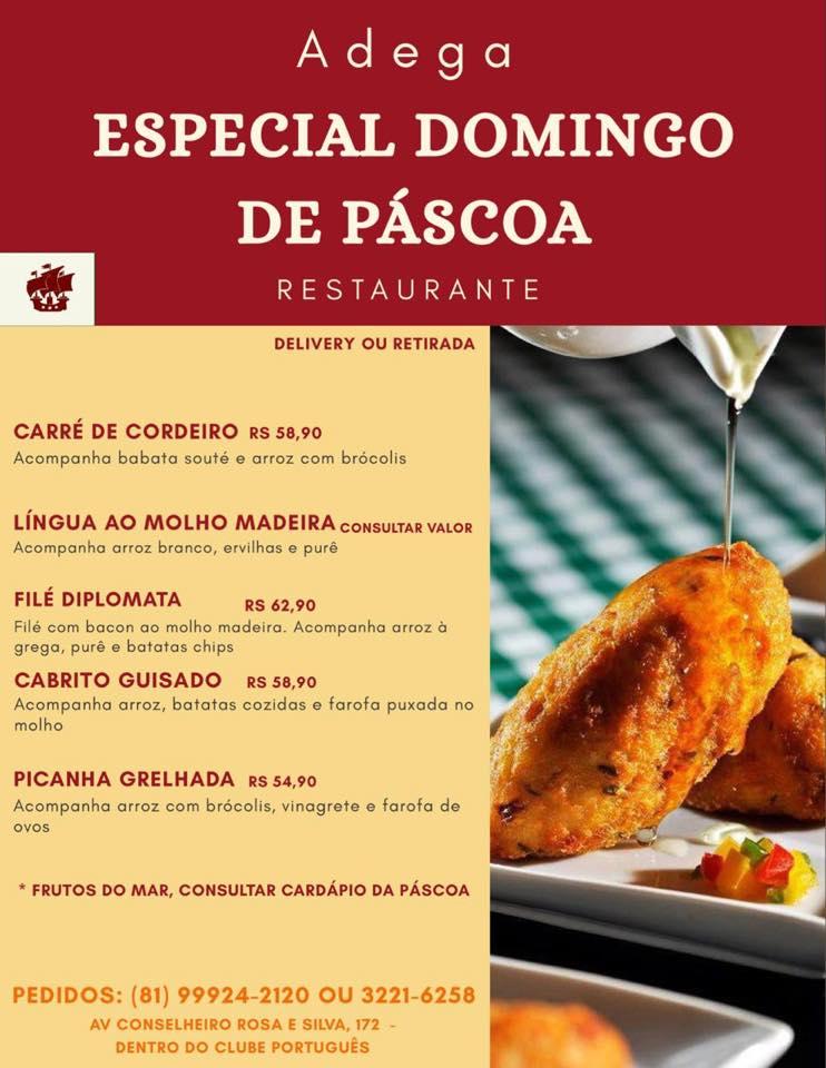 Adega Restaurante Português cardápio